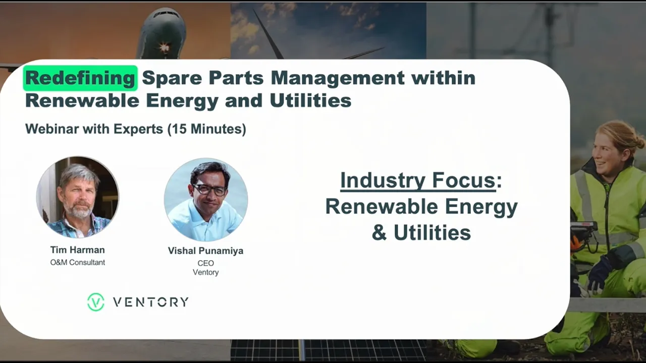 Redefining Spare Parts Managment within Renewable Energy and Utilities