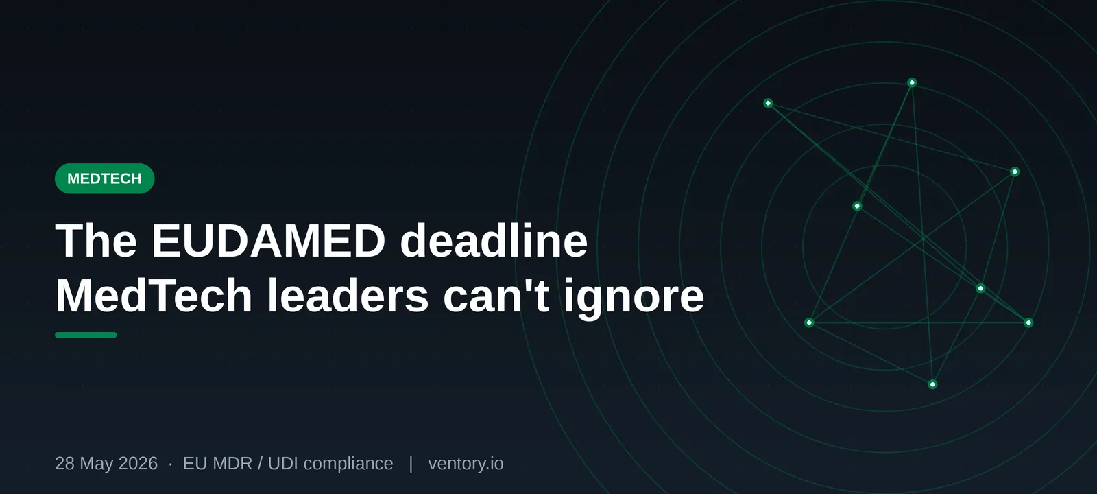 28 May 2026: The EUDAMED Deadline MedTech Leaders Can't Ignore