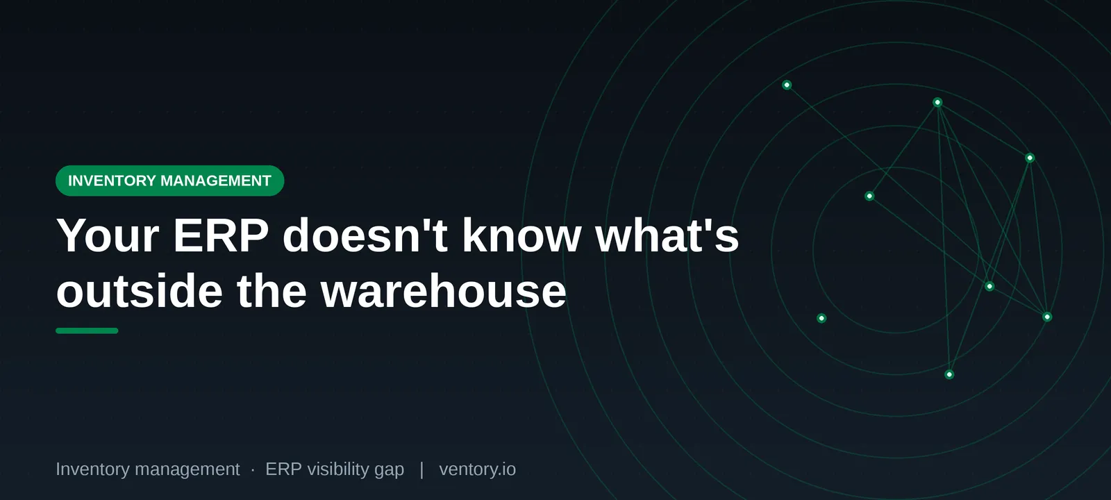 Your ERP Doesn't Know What's Outside the Warehouse