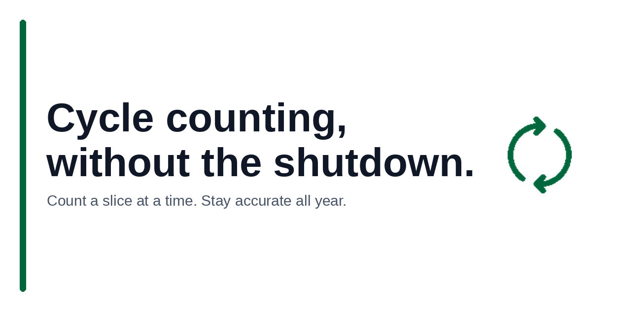 Cycle Counting Explained: How Field Teams Keep Remote Stock Accurate