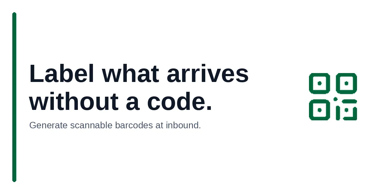 Barcode Generation for Inventory: Label Stock That Arrives Without a Code