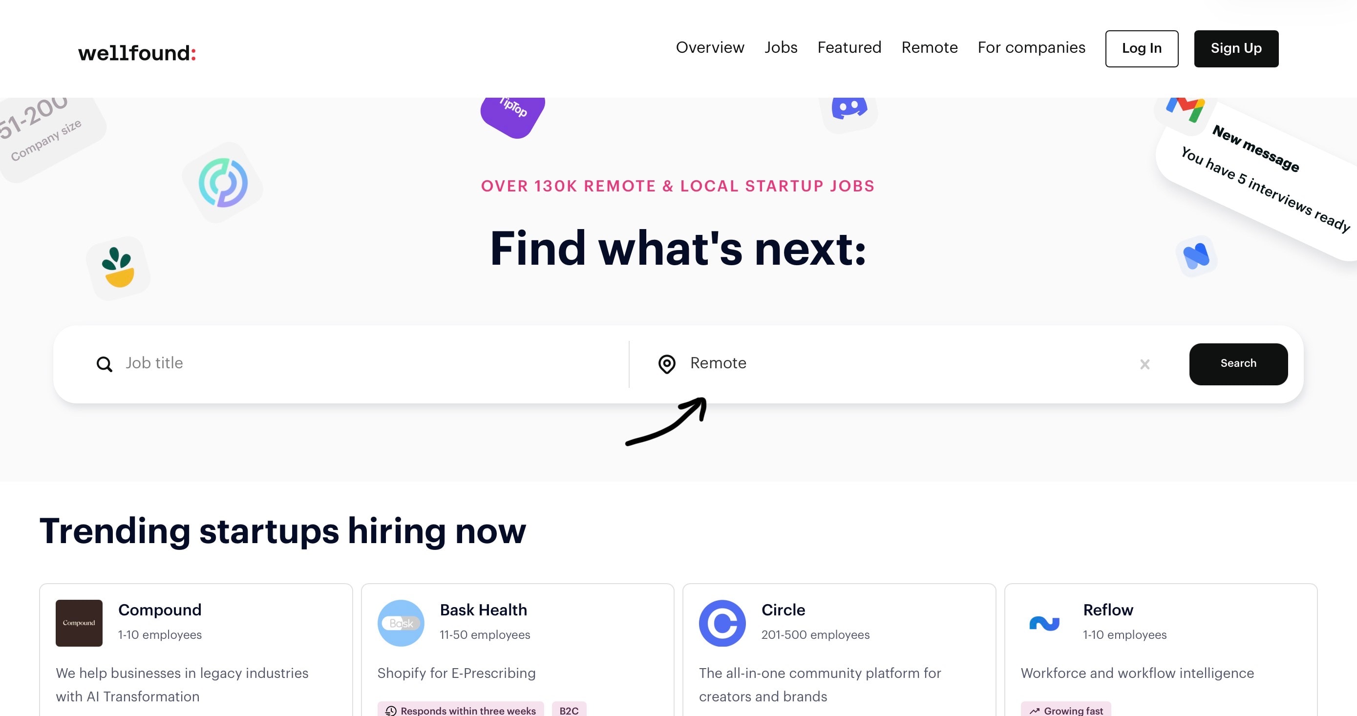 Wellfound remote iş ilanları