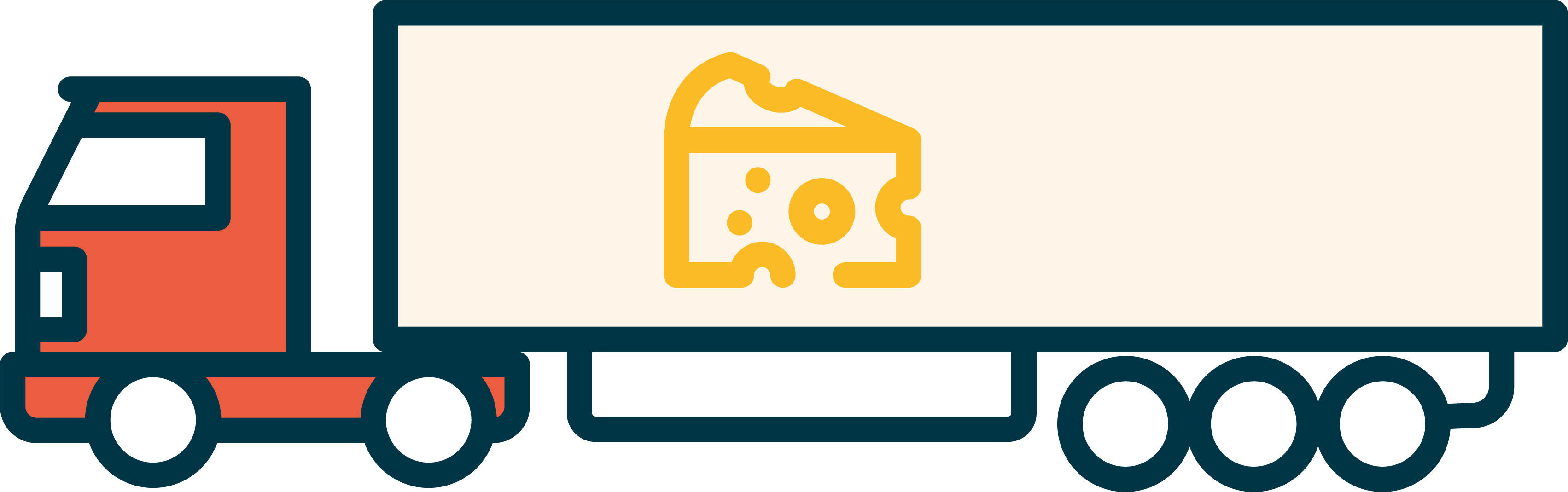 illustratie van vrachwagen