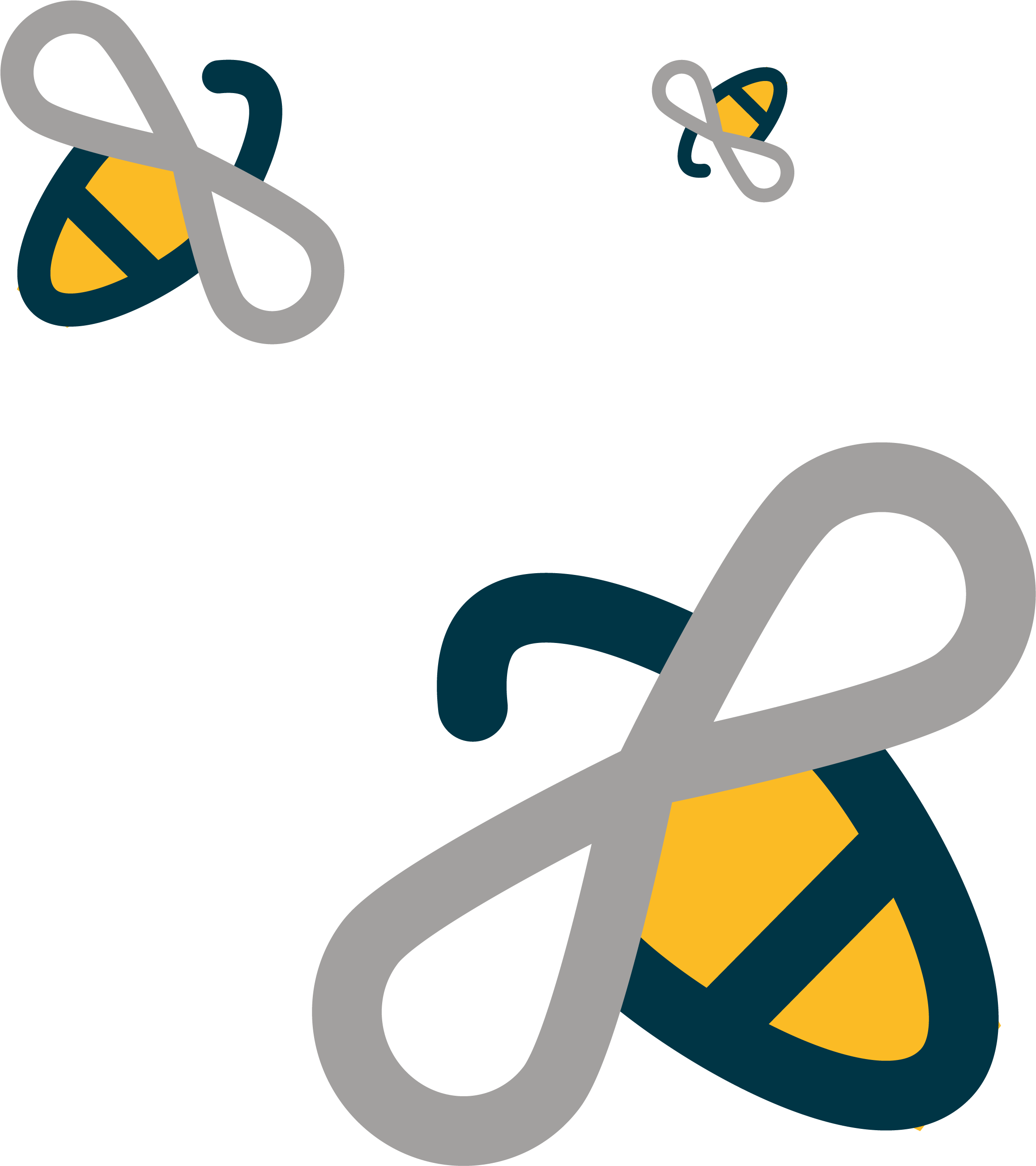 illustratie van bijen