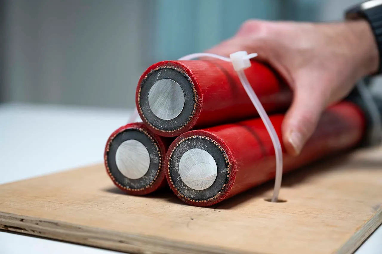 voorbeeld van de stroomkabels