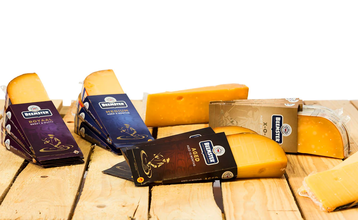 Beemster kaasstukjes voor export