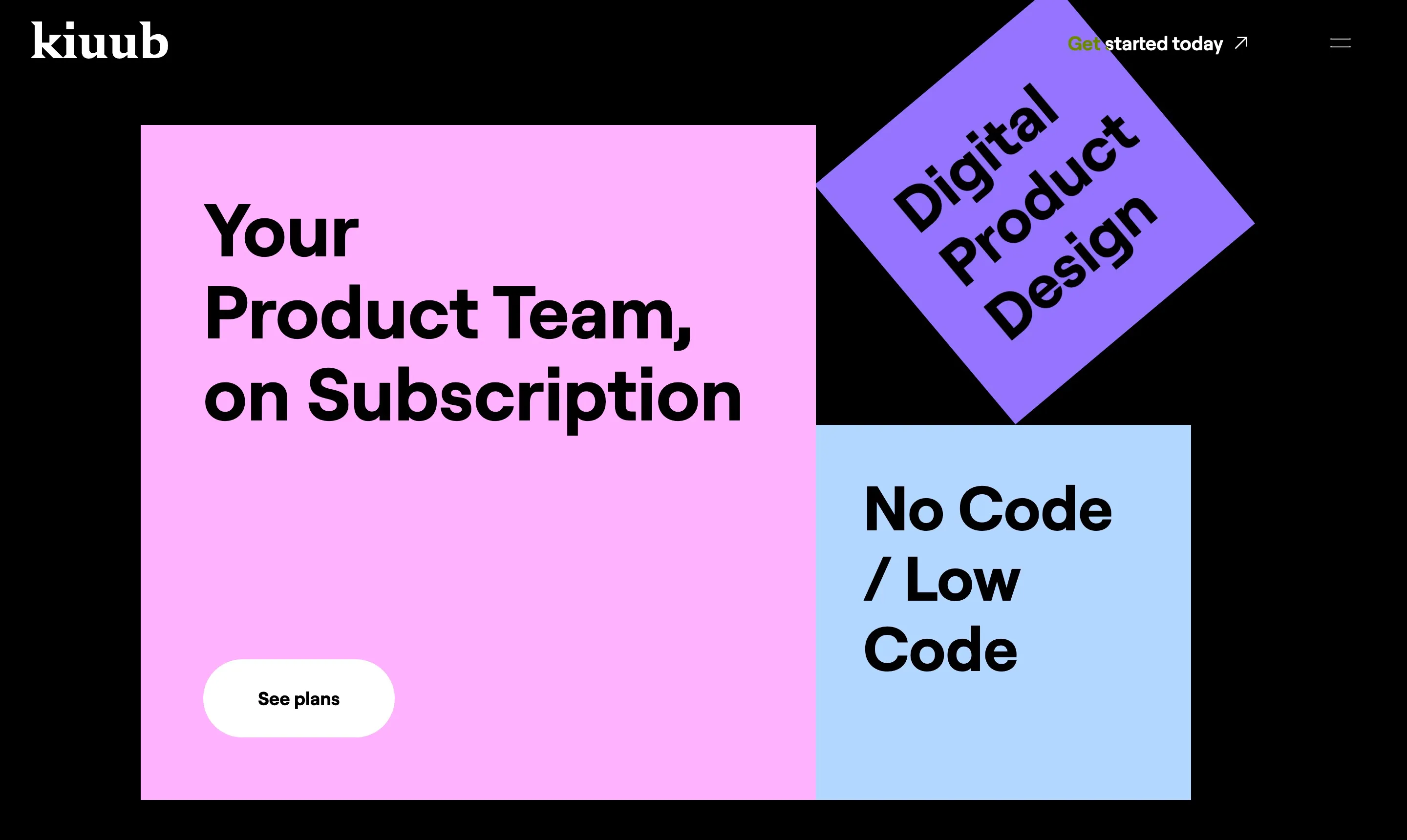 Kiuub site screenshot