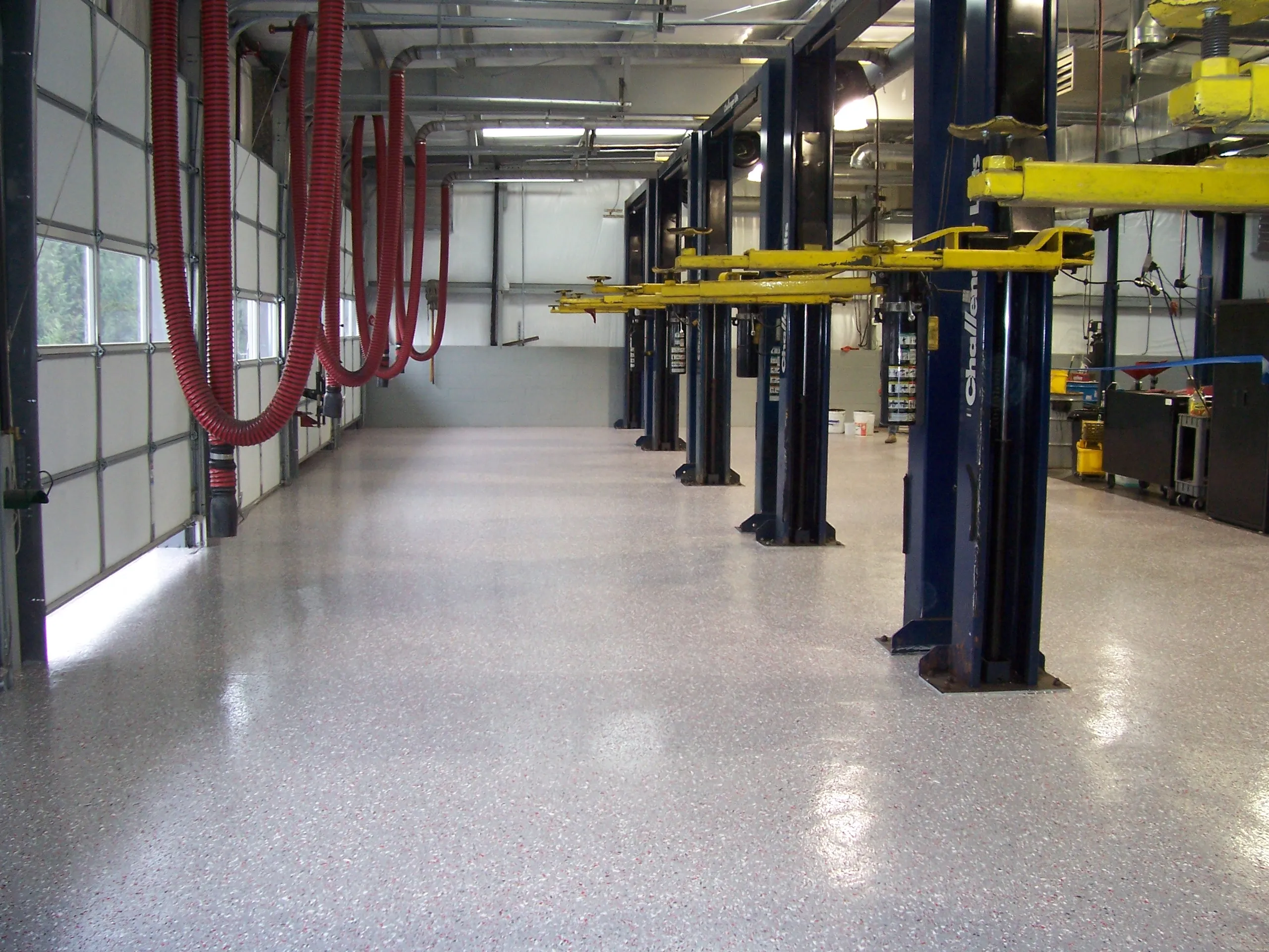 Auto Service Workshop Flooring Greenville SC
