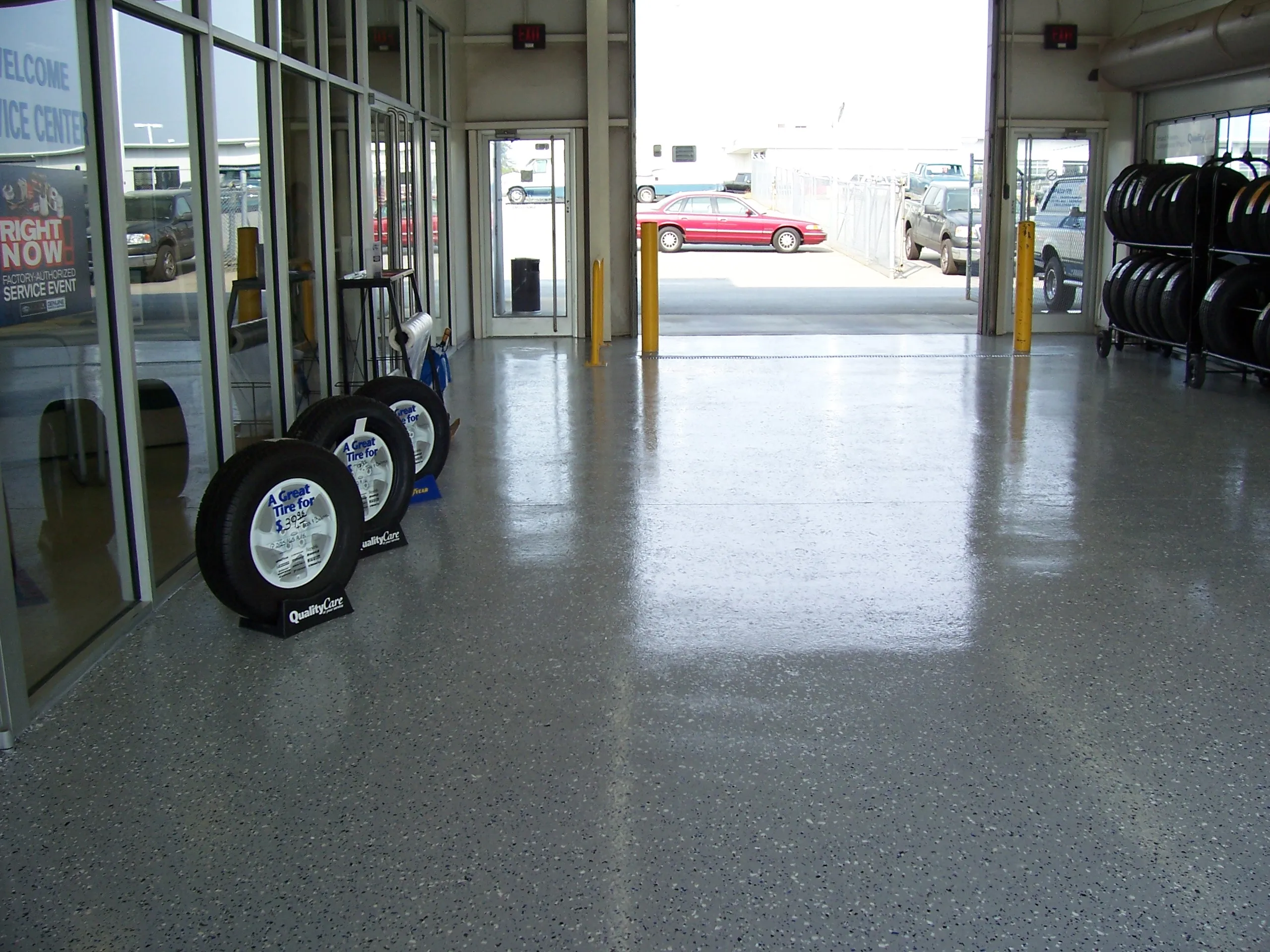 Dealership Epoxy Floor Coating