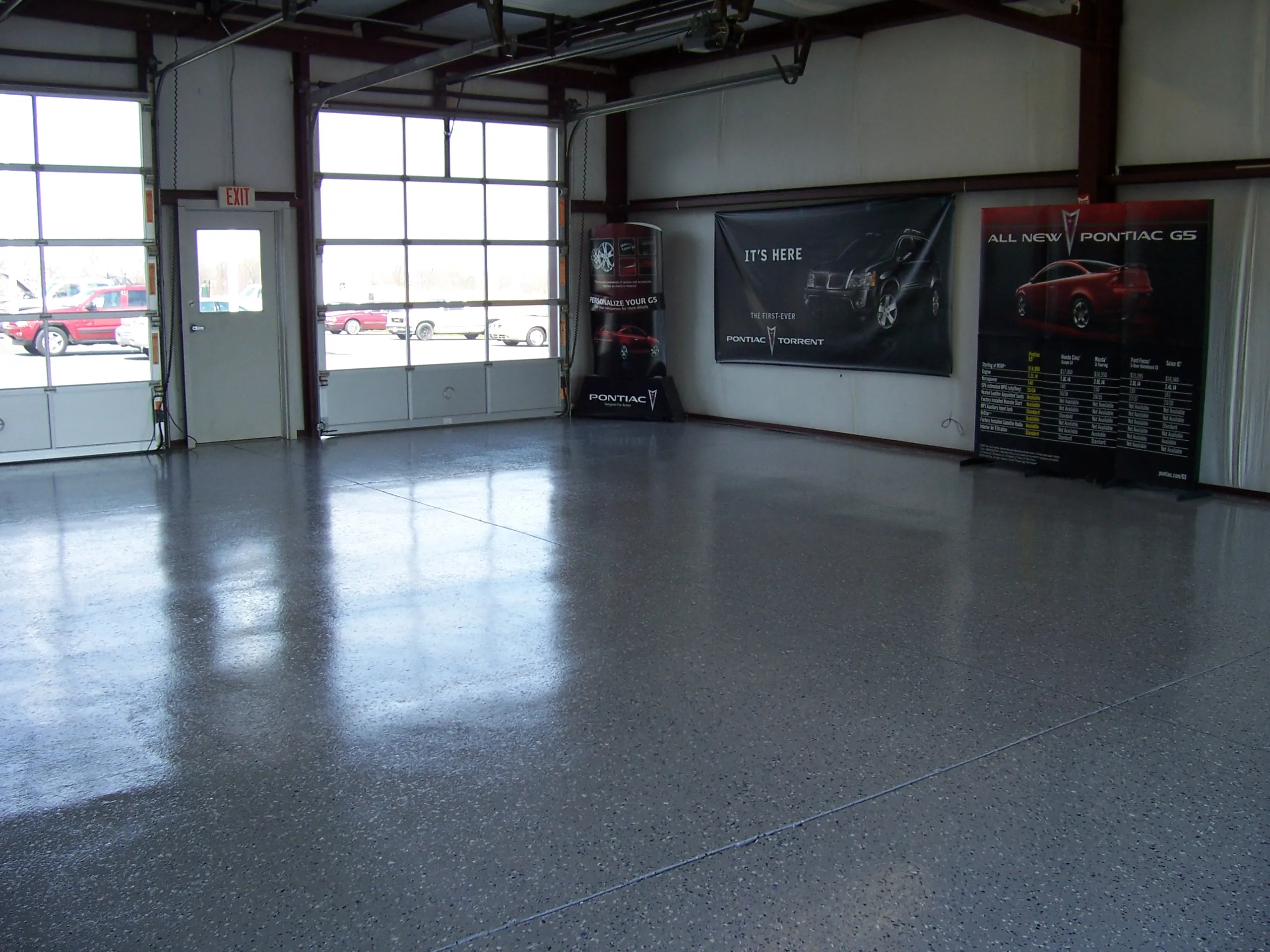 Service Centre Epoxy Concrete Floor