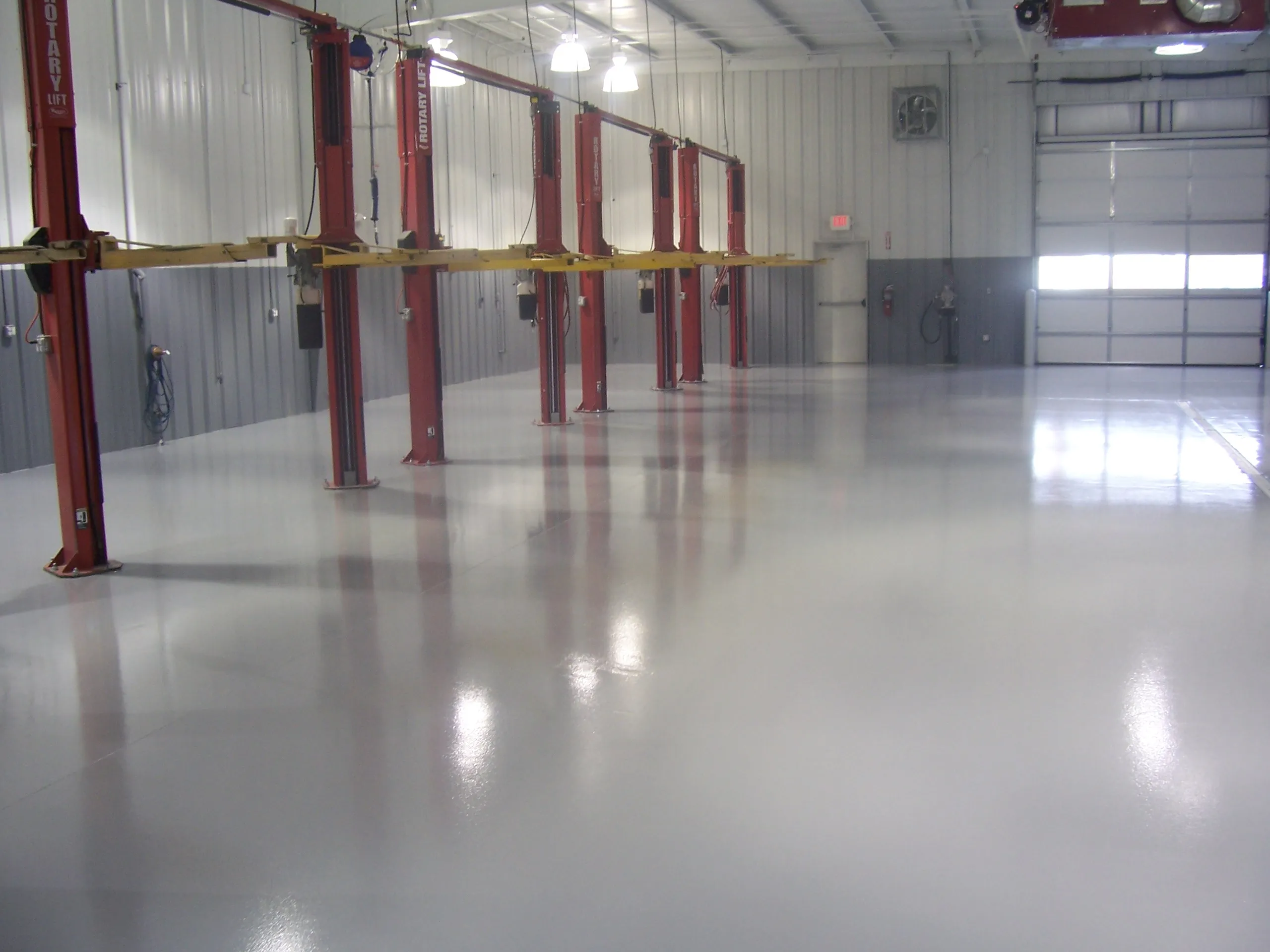 Commercial Workshop Epoxy Flooring Greensville SC