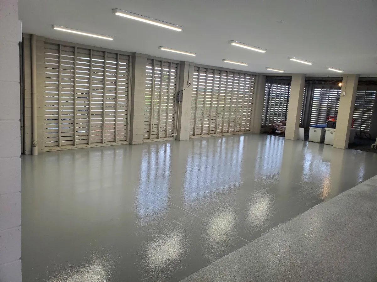 Garage floor coating