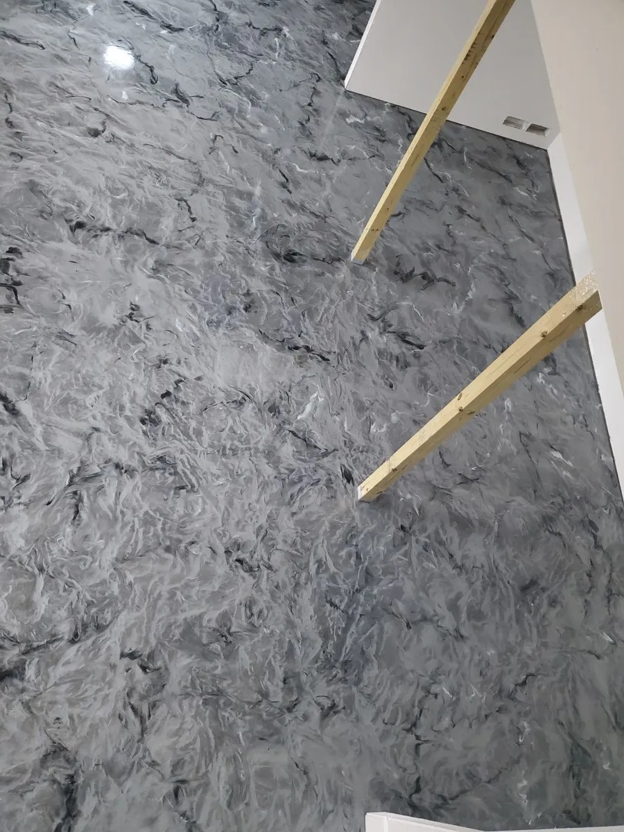 Metallic Epoxy Garage Floor