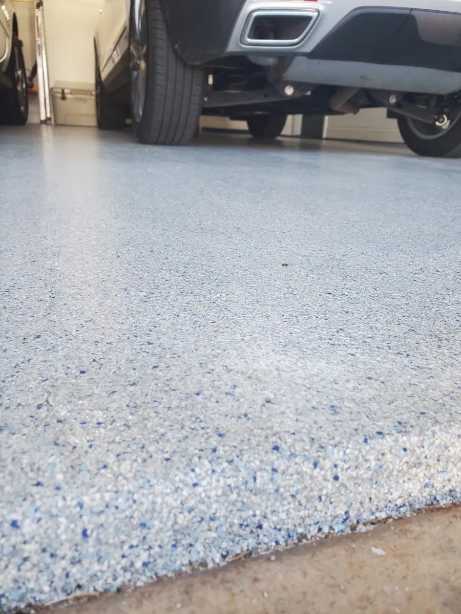 Epoxy garage flooring