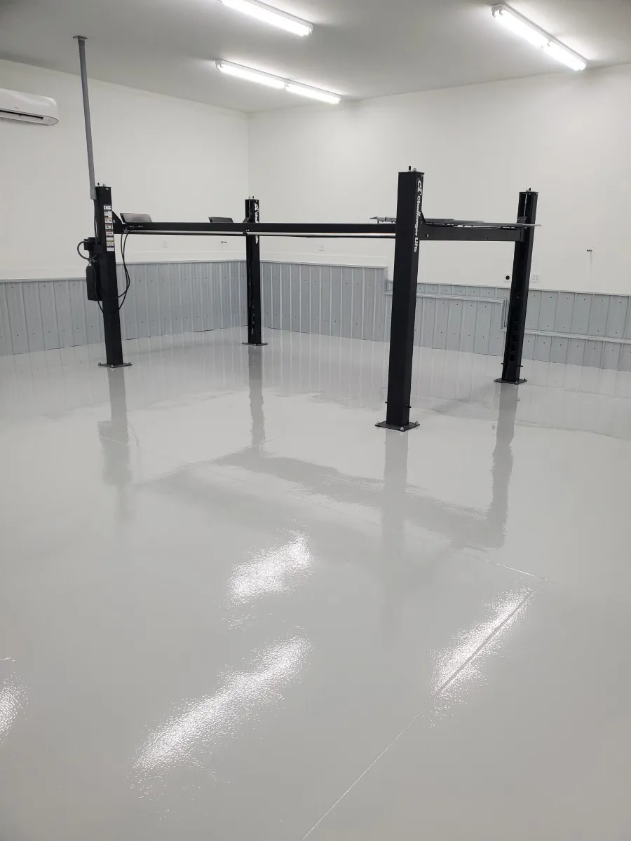 Epoxy floor coating