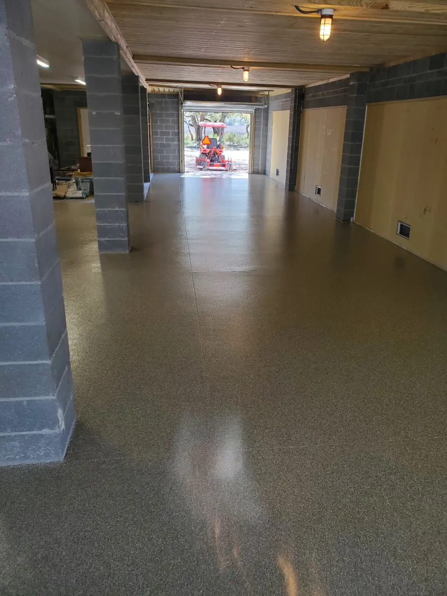 Garage floor coating