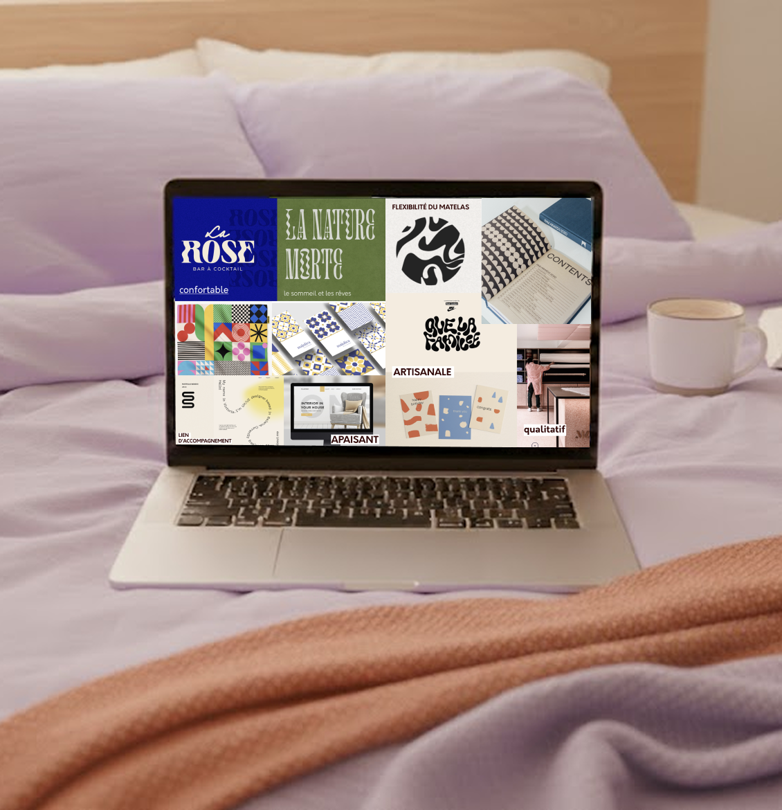 Mockup du studio design de Zento