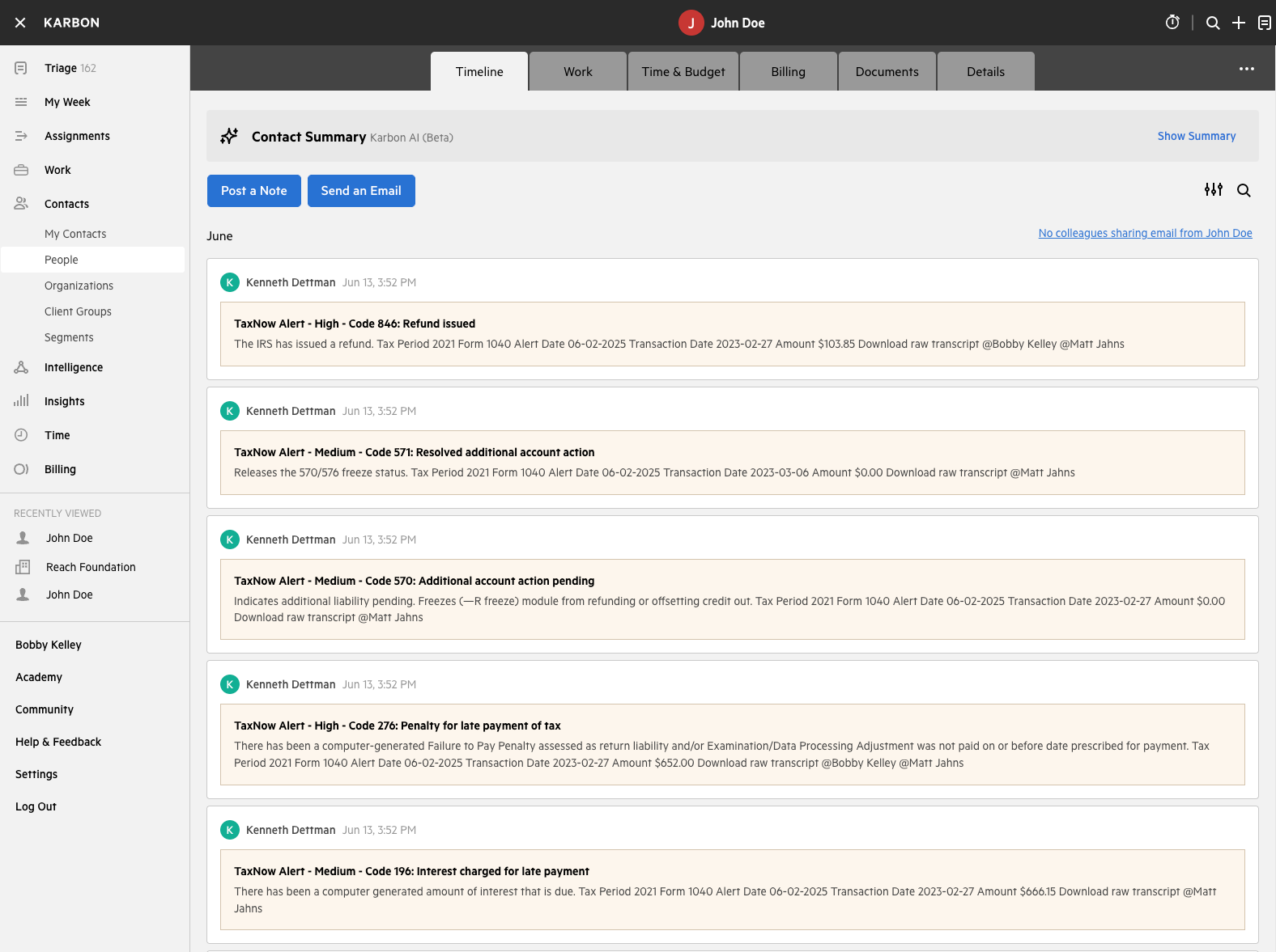 Dashboard mockup