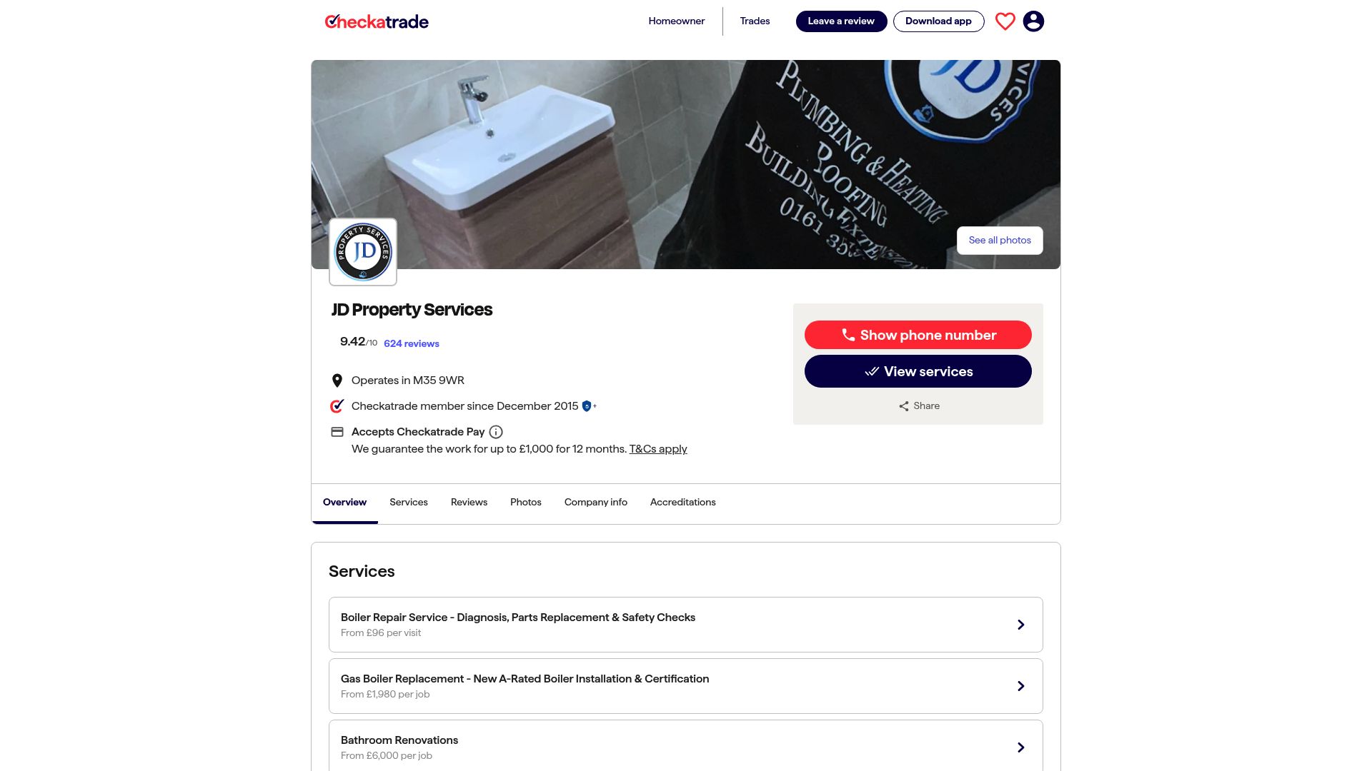 Top 10 Checkatrade Central Heating Engineer Picks 2025 - JD Property Services