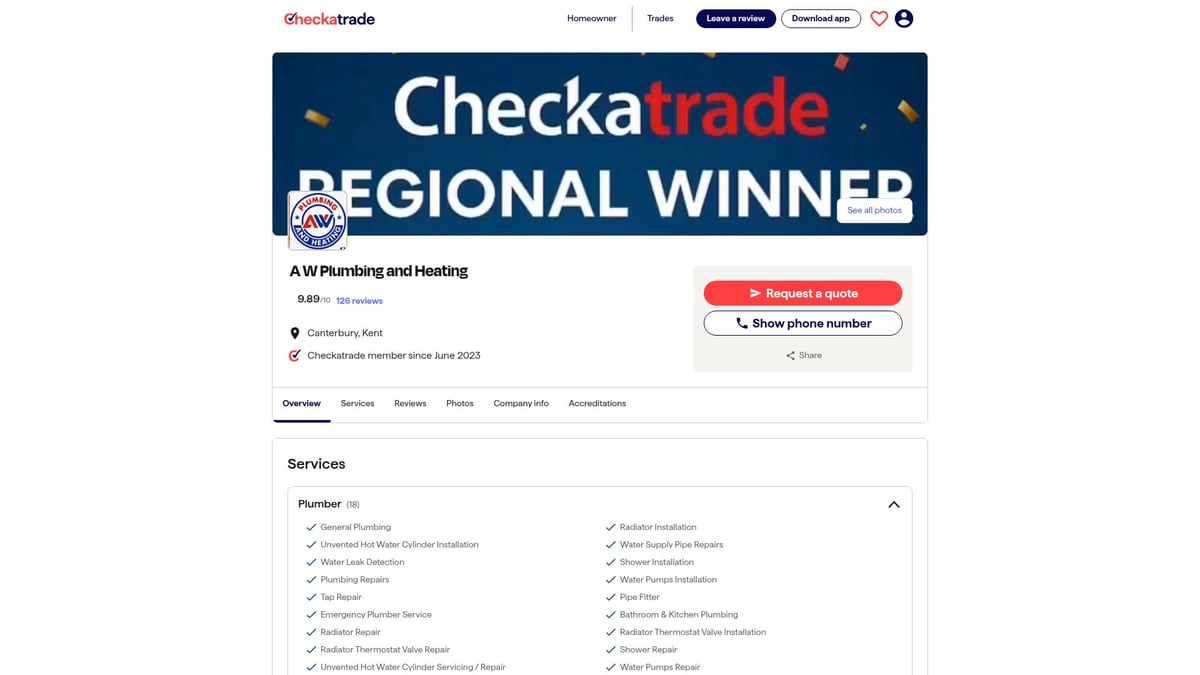 Top 8 Plumbers Faversham Homeowners Recommend in 2025 - A W Plumbing and Heating