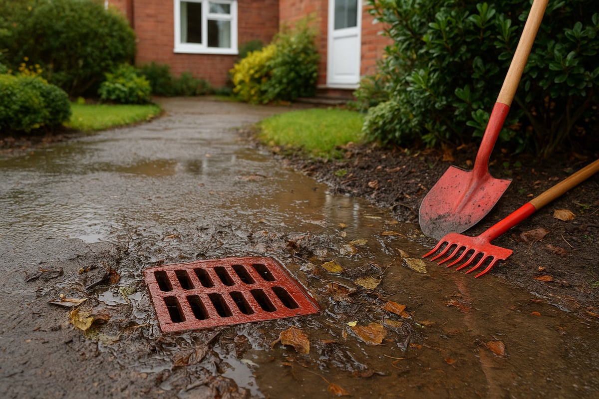 External Drainage Issues: Gardens, Driveways, and More