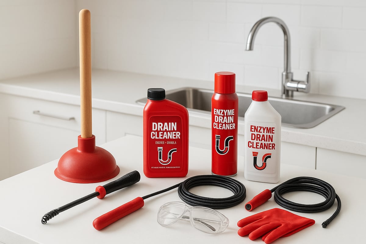 Essential Tools and Products for Clearing Blocked Sinks