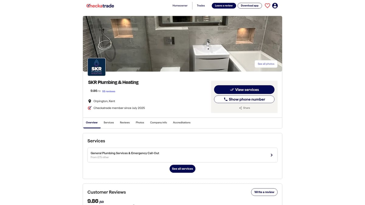 Top 7 Plumber Snodland Services to Trust in 2025 - SKR Plumbing & Heating