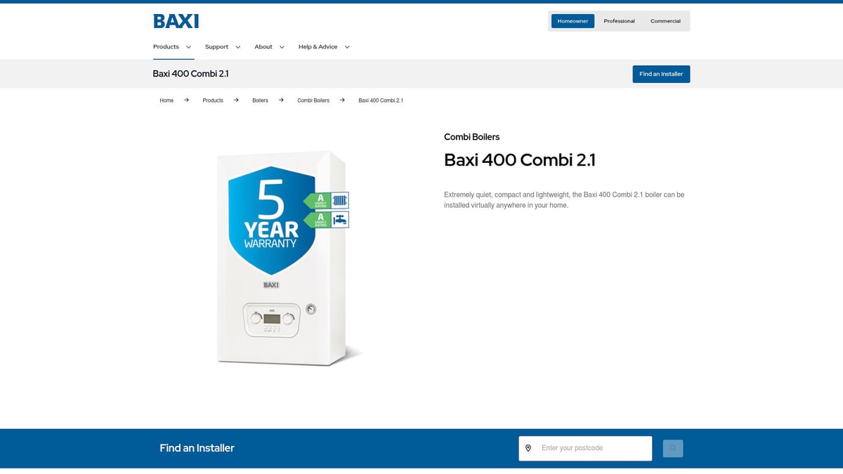 7 Top Baxi Combi Boiler Features to Know in 2026 - Ultra-Quiet Operation & Compact Design