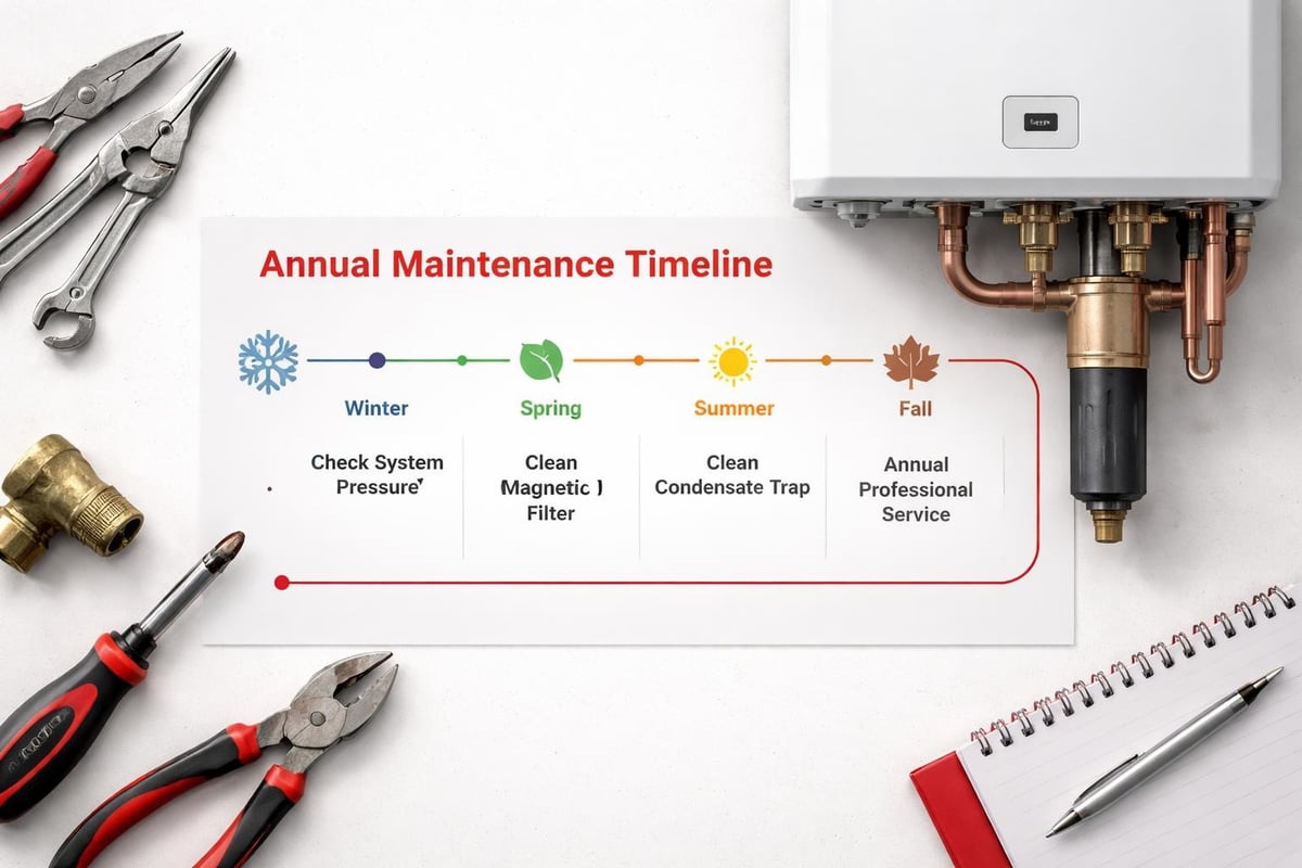 Boiler maintenance schedule