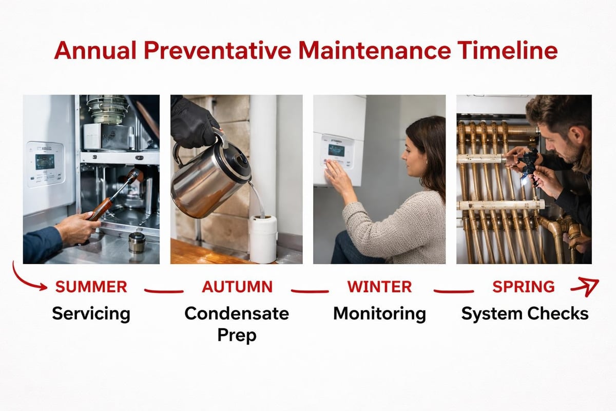 Boiler maintenance schedule