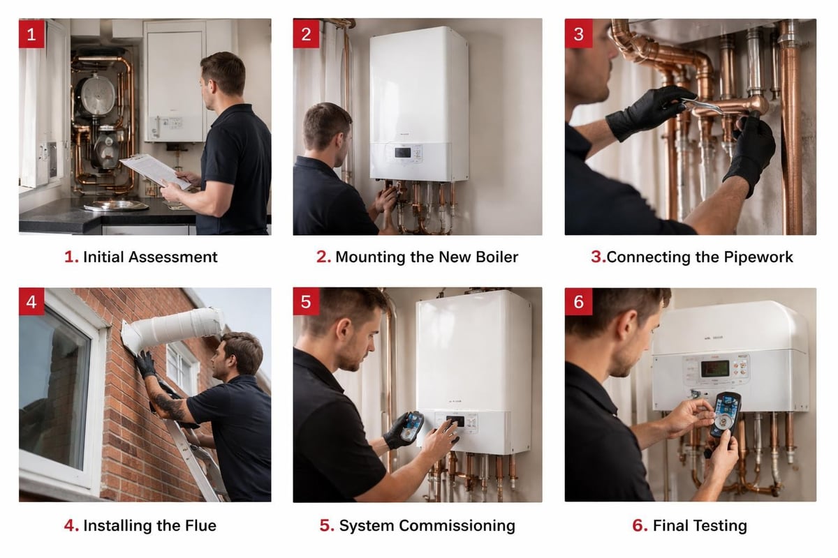 Baxi 600 installation workflow