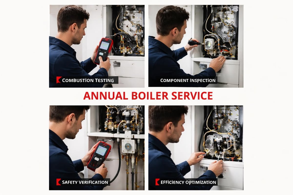 Baxi Main boiler servicing