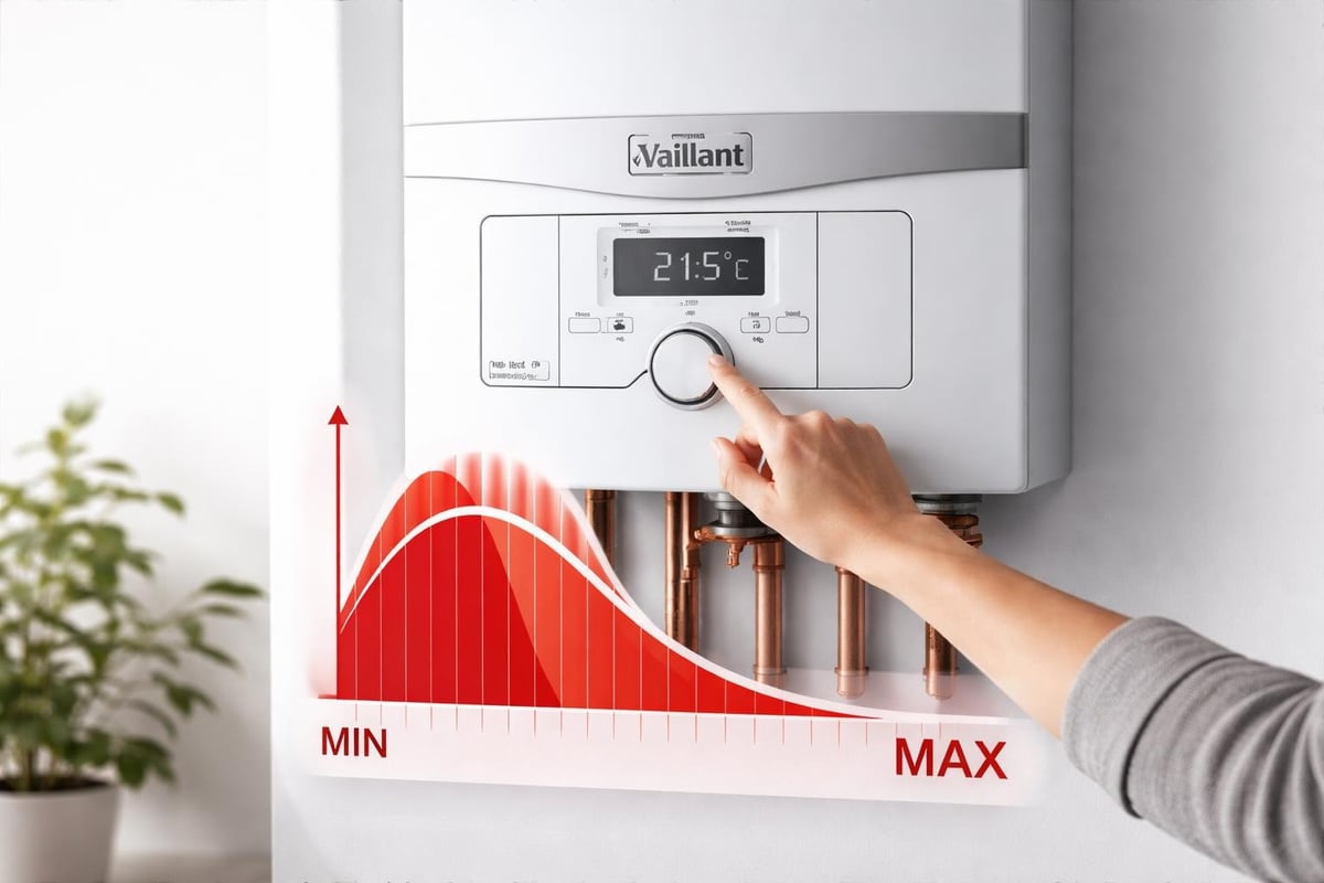 Vaillant 835 ecoTEC Plus modulation system