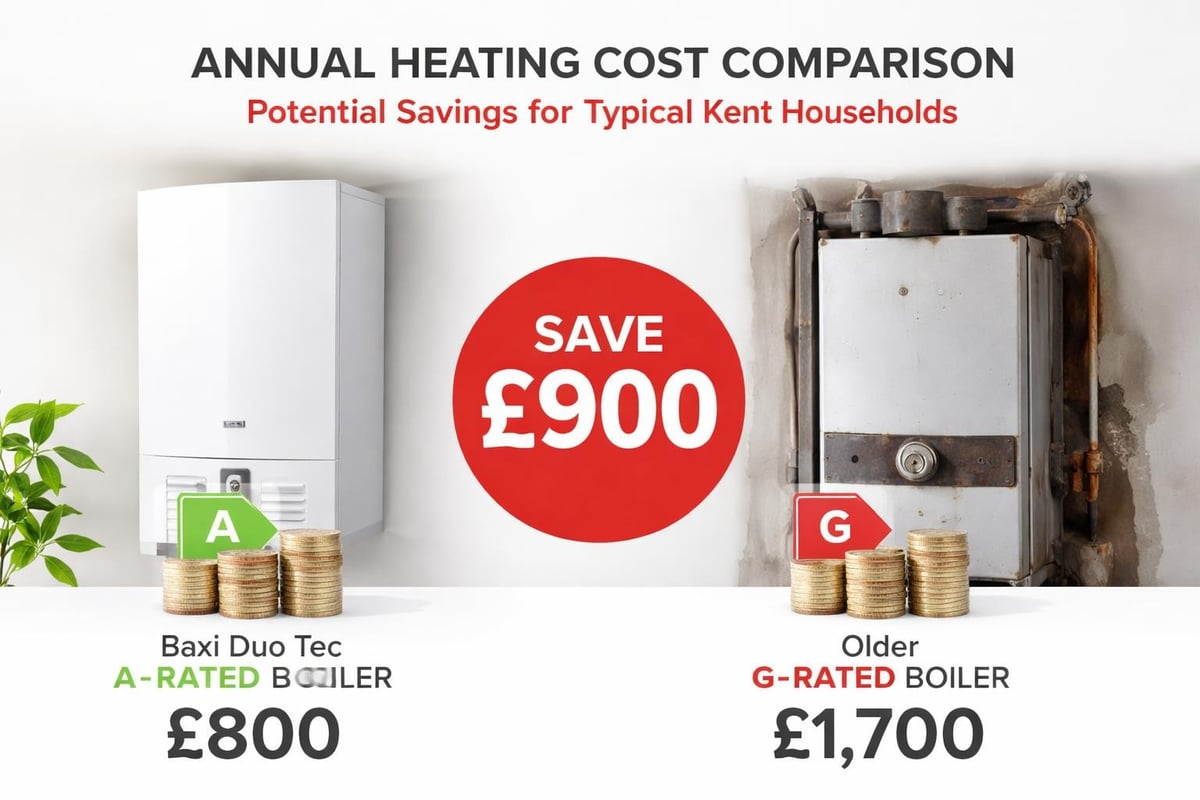 Boiler efficiency comparison