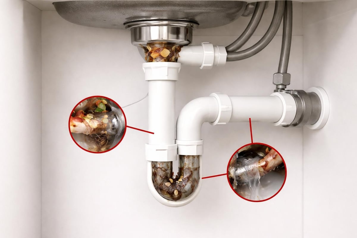 Sink drainage system components