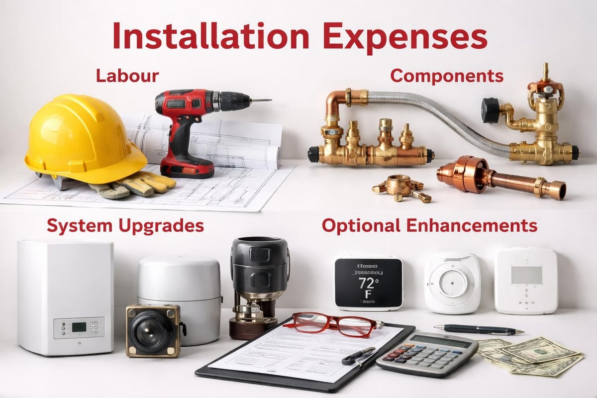 Boiler installation cost factors