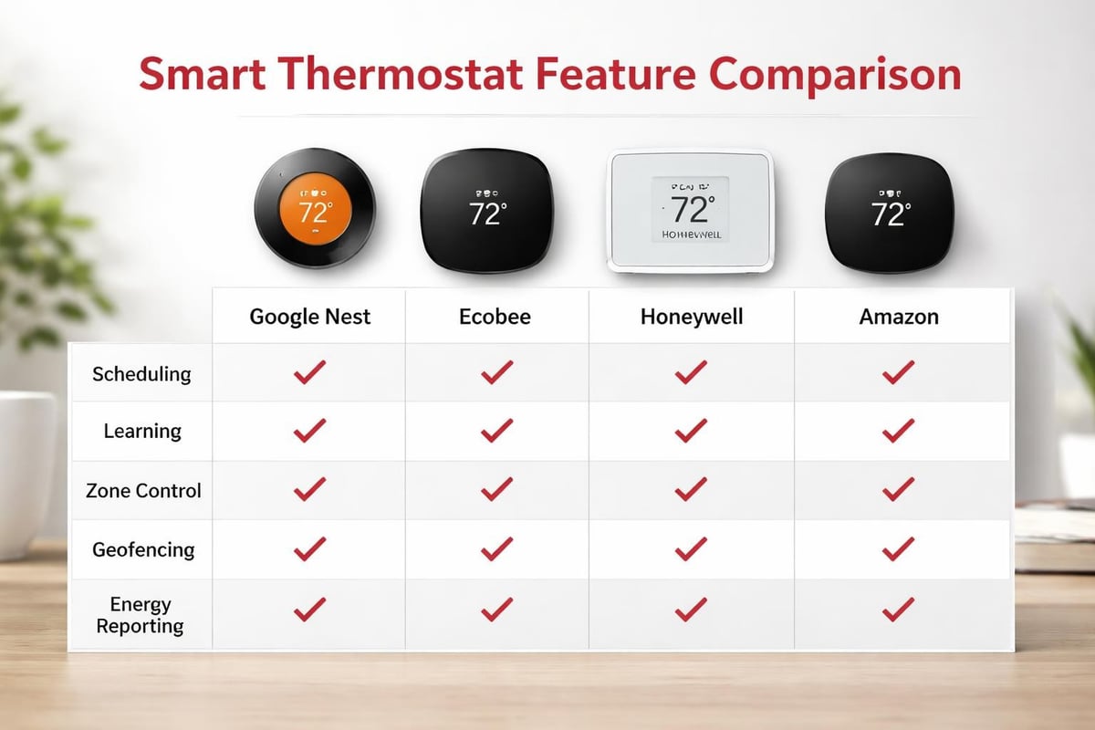 Smart heating control comparison