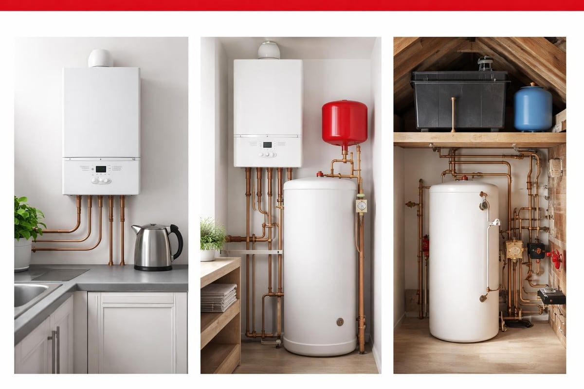 Water heater system types