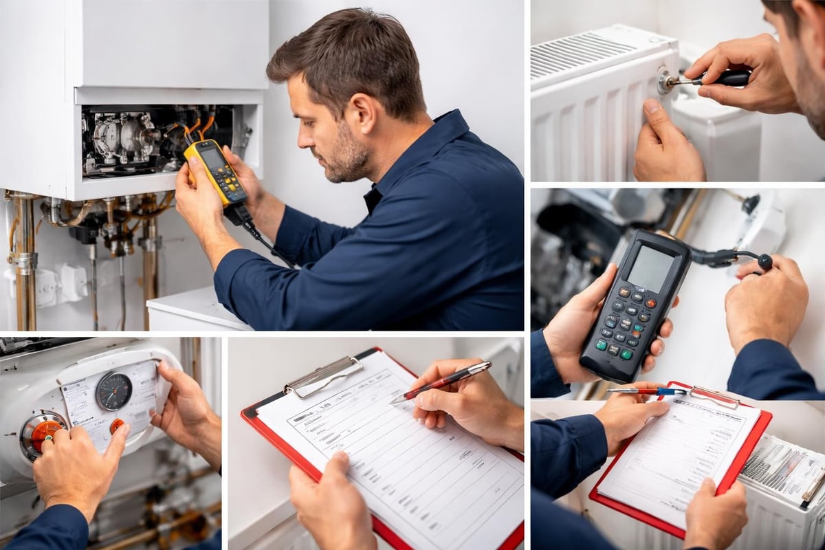 Heating system maintenance