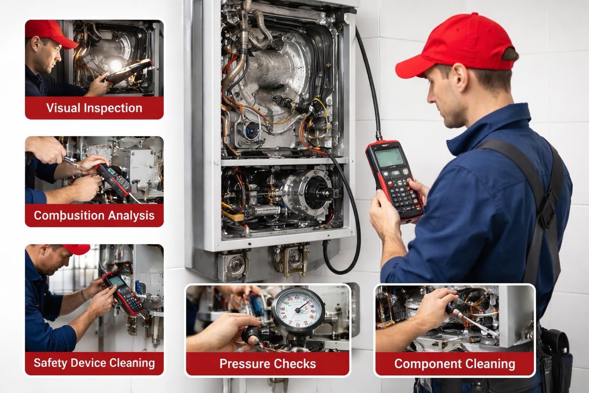 Annual boiler service checklist