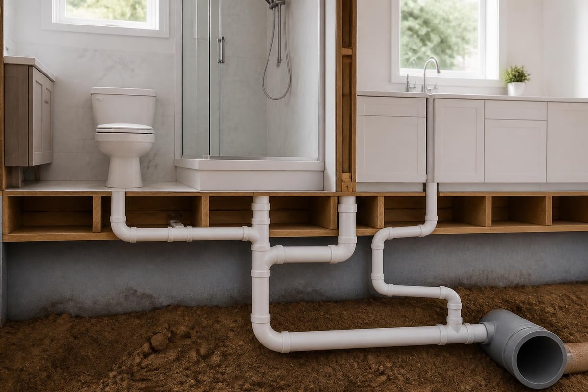 Drainage system structure