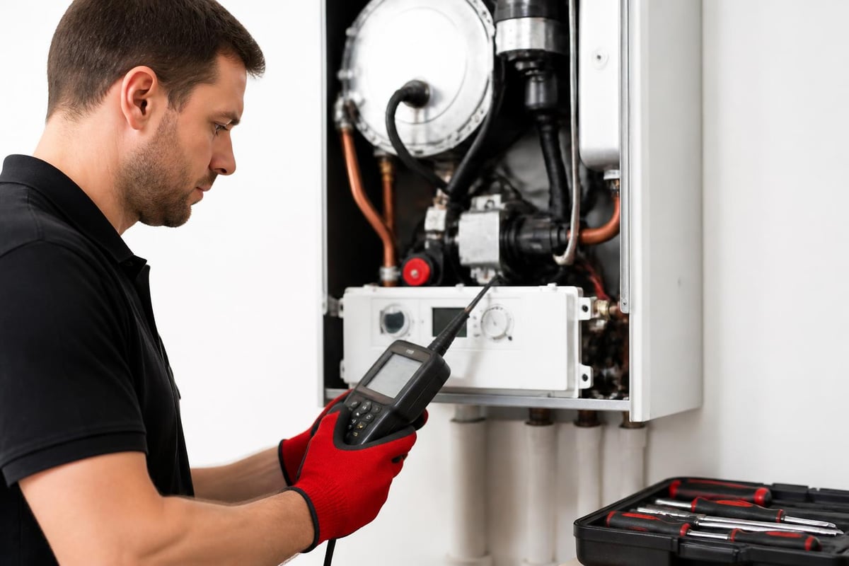Annual boiler service safety and efficiency benefits