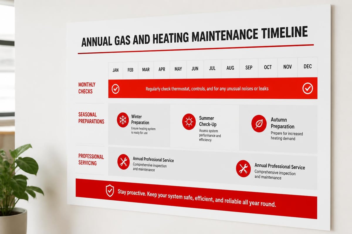 Central heating maintenance schedule