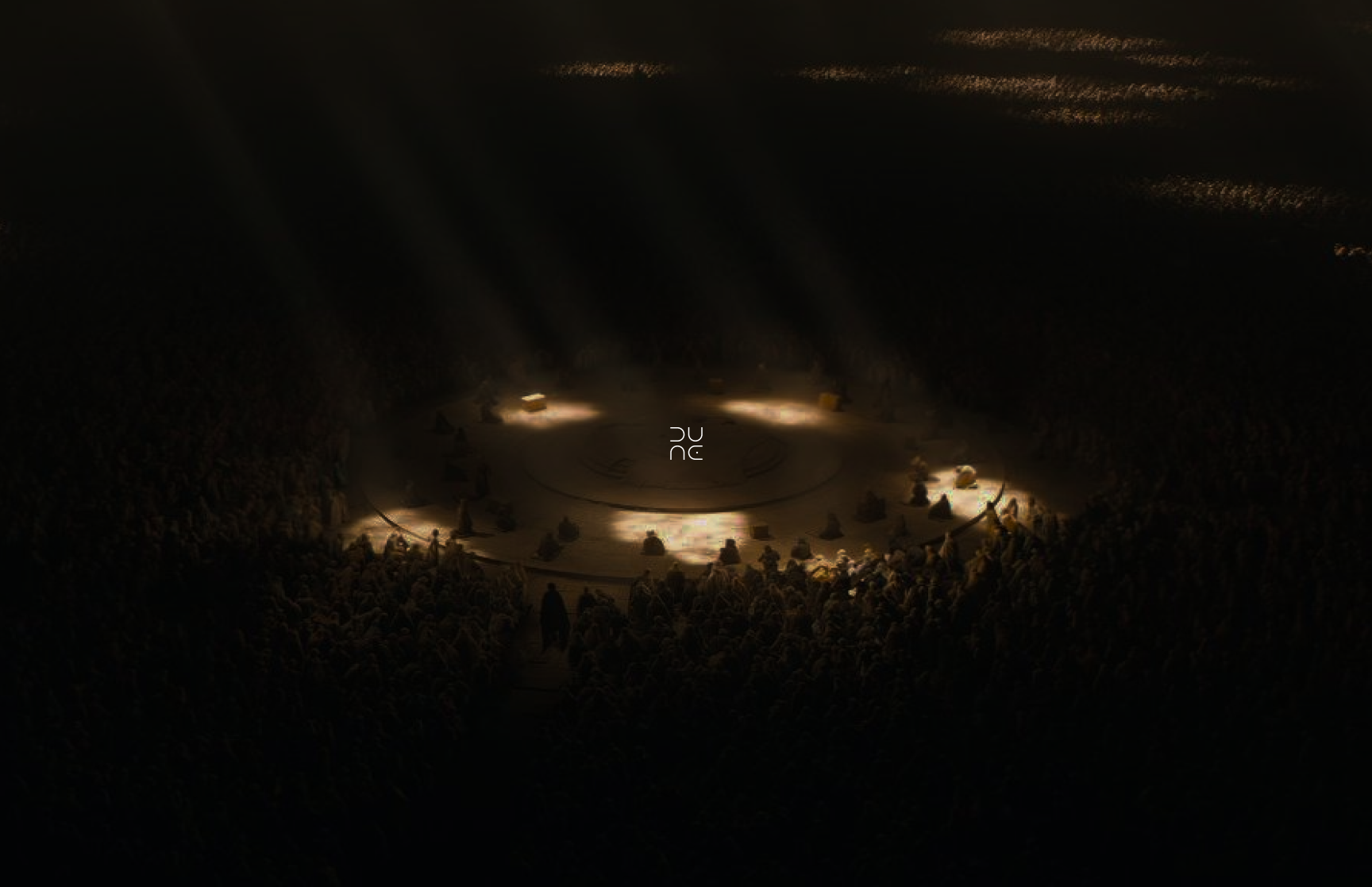 Screenshot of Dune movie website project