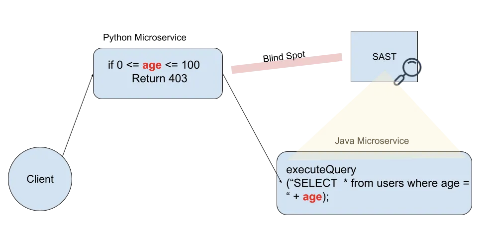 common examples where SAST may fail to detect input validation