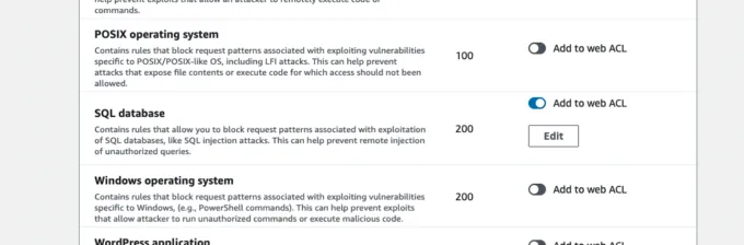 Web ACL Rule