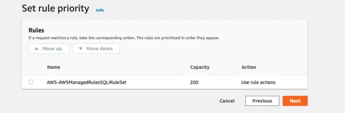 Rule Priority