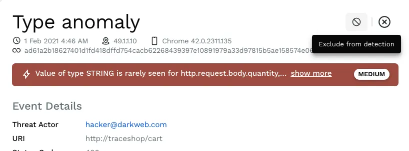Type anomaly