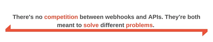API vs Webhooks - Problem Solving