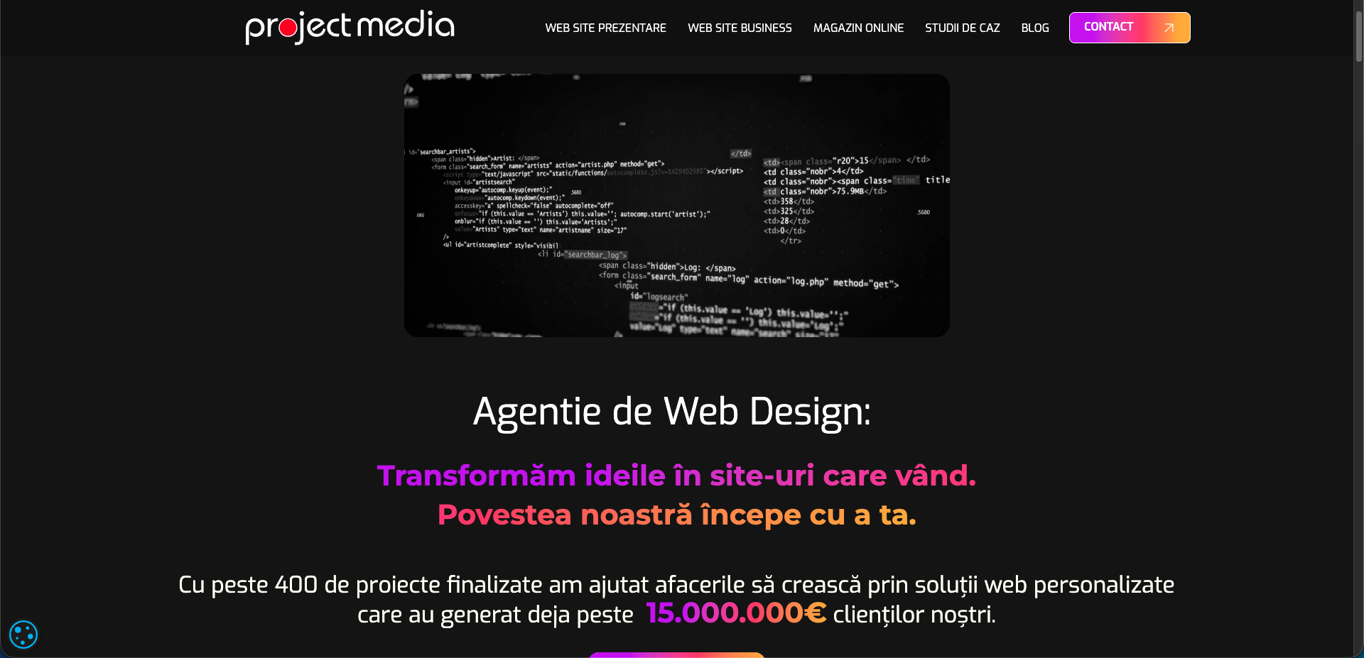 3 motive pentru care ProjectMedia domină web design Timișoara
